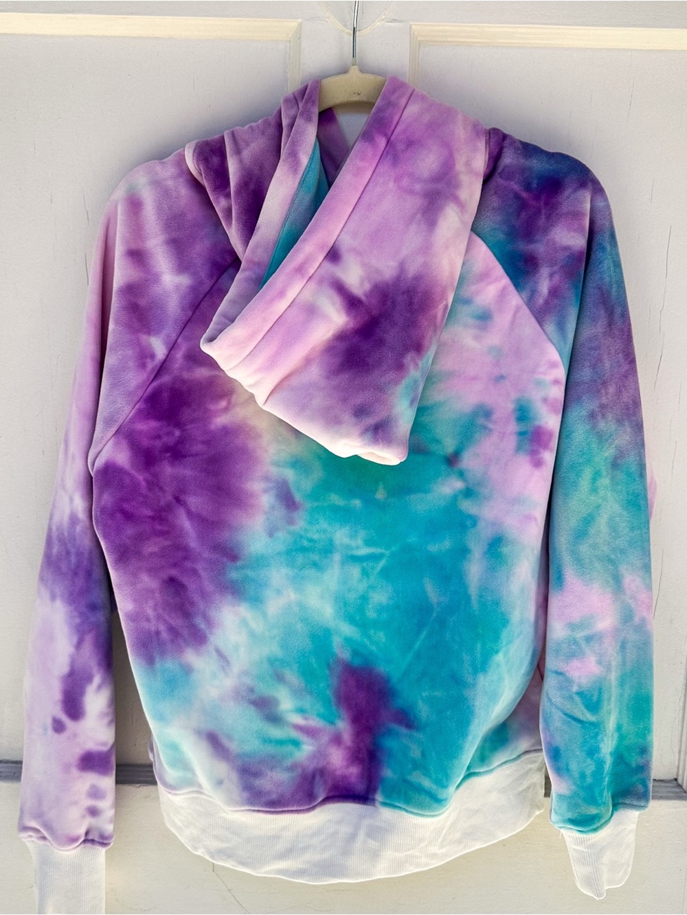💜Tie-Dye Velvet Hoodie - Picture 5 of 7